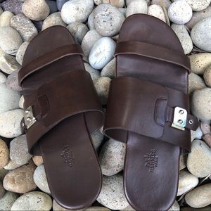 Hermes Men’s Slide Sandals 10